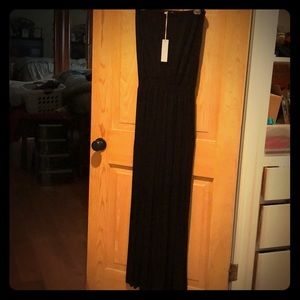 New black cotton jumpsuit.